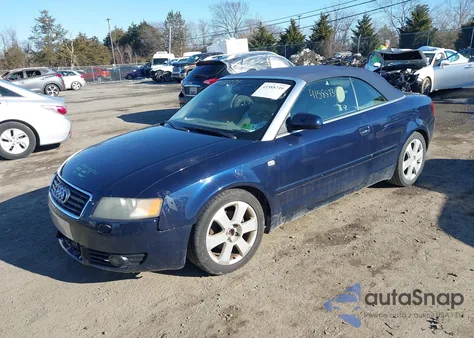 2006 Audi A4 1.8T из США, поврежденный, VIN WAUAC48H96K008640